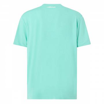 Head Slice II T-Shirt Turquoise
